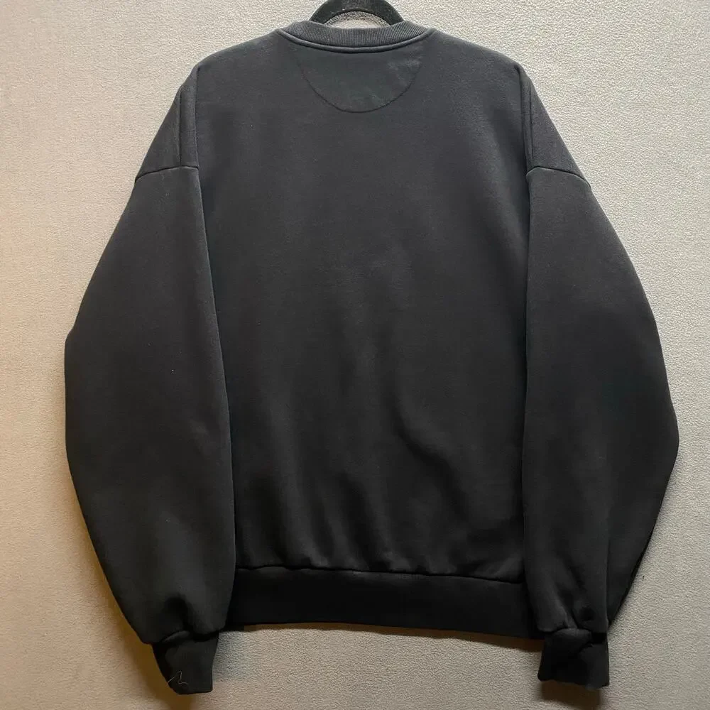 Alter Ego Running Peace Skeleton Crew Neck Pullover‎ Sweatshirt Mens XL Black